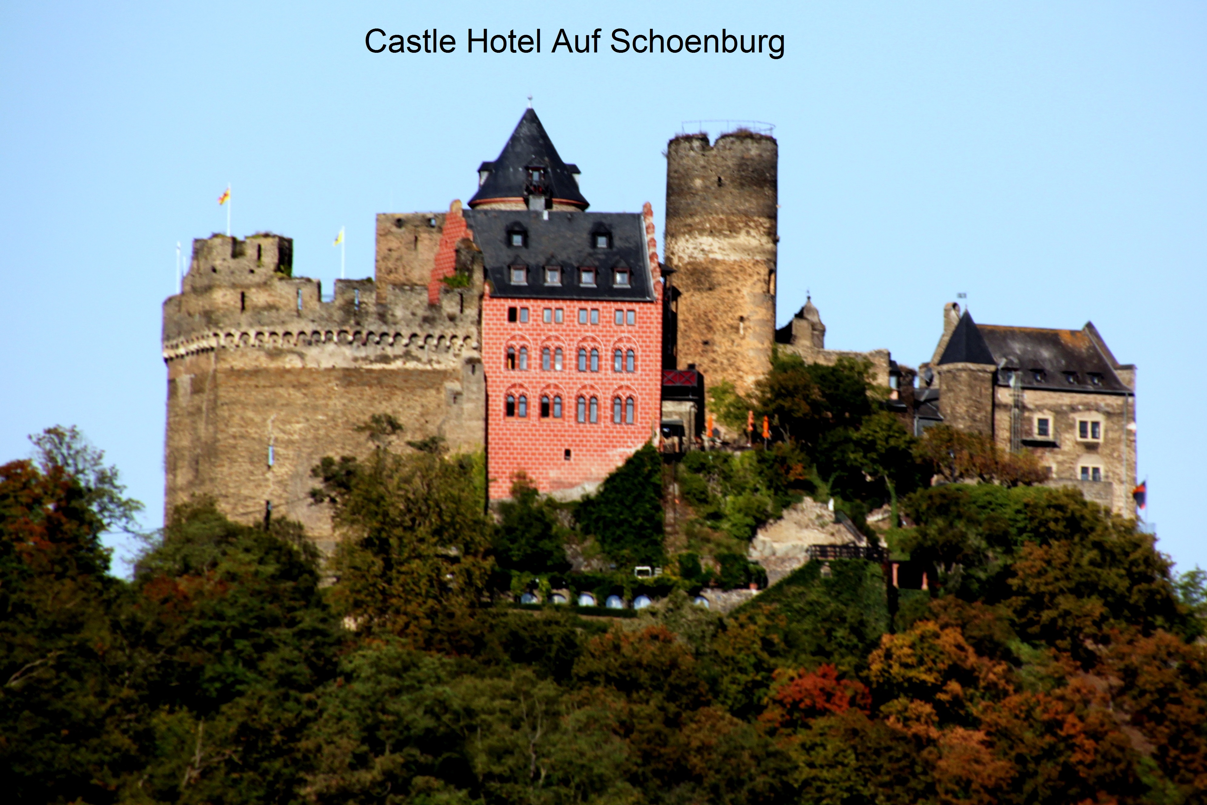 Castles along the Rhine River Gorge Click here for more pictures.